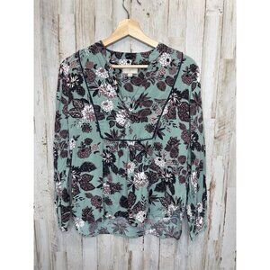 Loft size small floral top/blouse